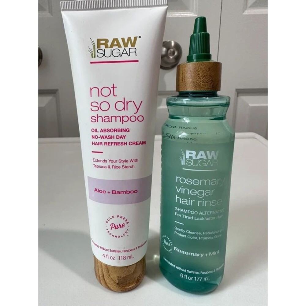 Raw Sugar Rosemary Vinegar Hair Rinse and the Not So Dry Shampoo